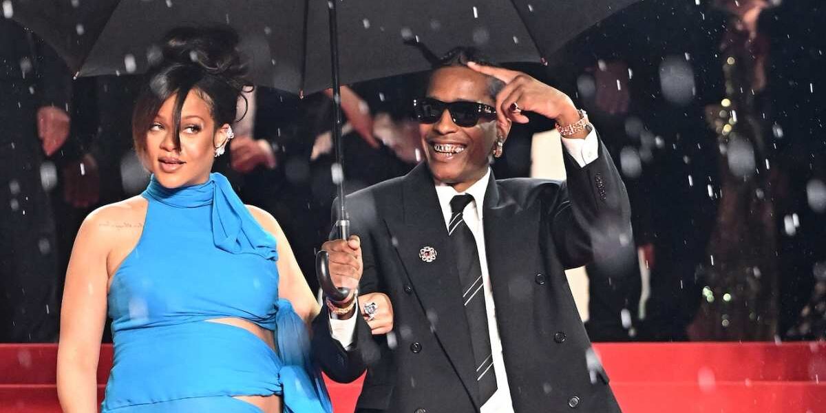 Rihanna Flaunts Baby Bump With ASAP Rocky at Cannes, Channels Harry and Meghan