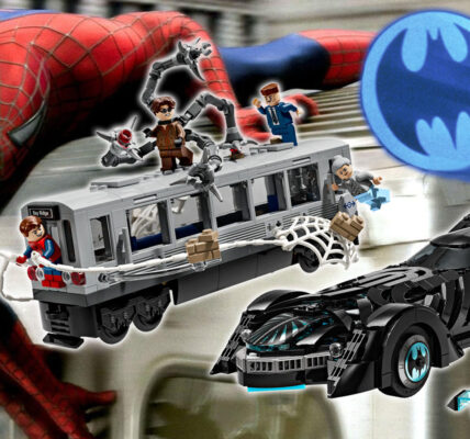 Spider-Man 2's Train Sequence And The Best Batmobile Are Getting LEGO Sets