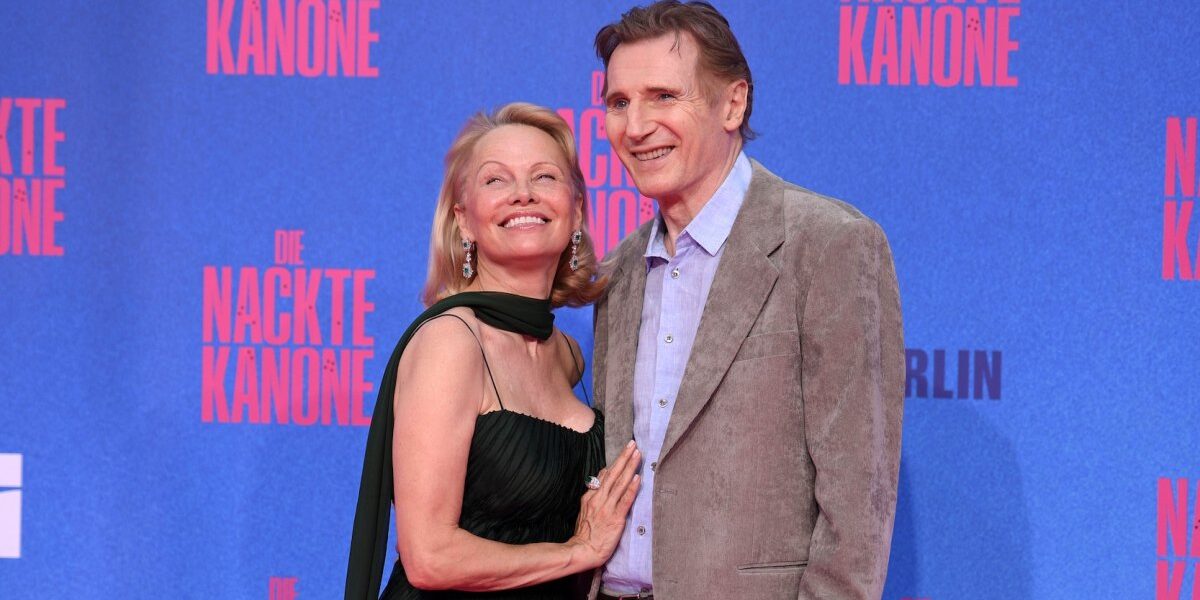 Pamela Anderson and Liam Neeson Are Dating: 'Obvious' Spark