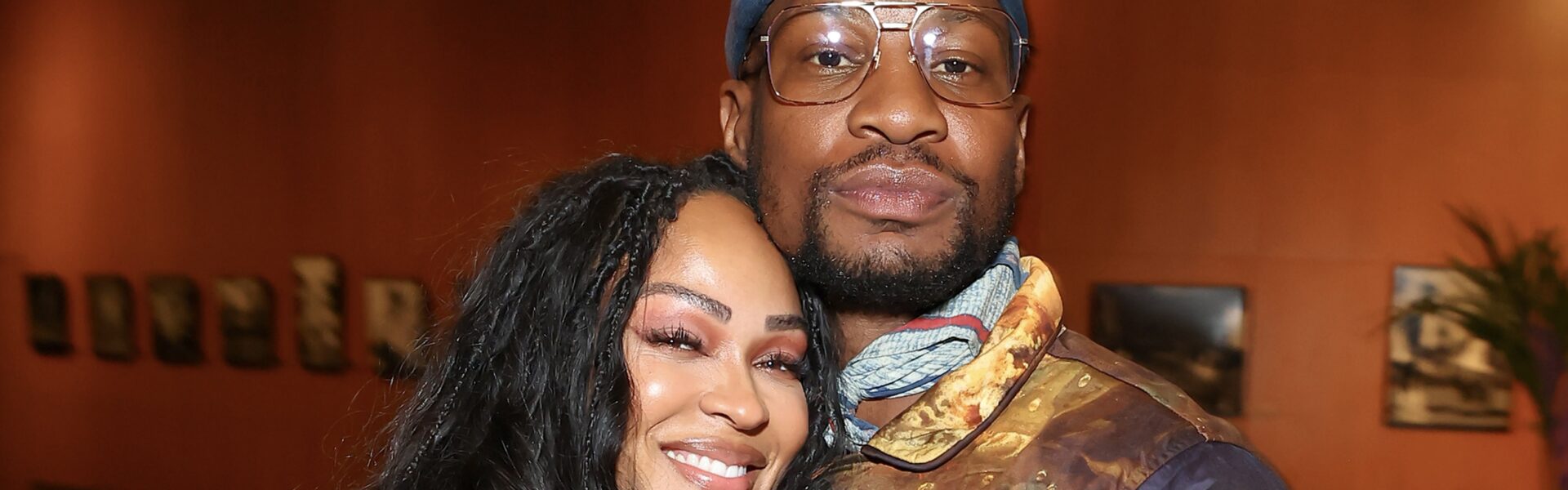 Oop! Footage Of Jonathan Majors Checking Man Who Asked For Meagan Good's Phone Number Is Going Viral (WATCH)