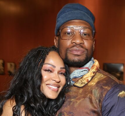 Oop! Footage Of Jonathan Majors Checking Man Who Asked For Meagan Good's Phone Number Is Going Viral (WATCH)