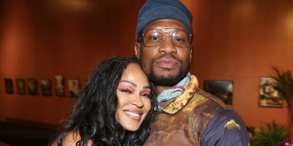Oop! Footage Of Jonathan Majors Checking Man Who Asked For Meagan Good's Phone Number Is Going Viral (WATCH)