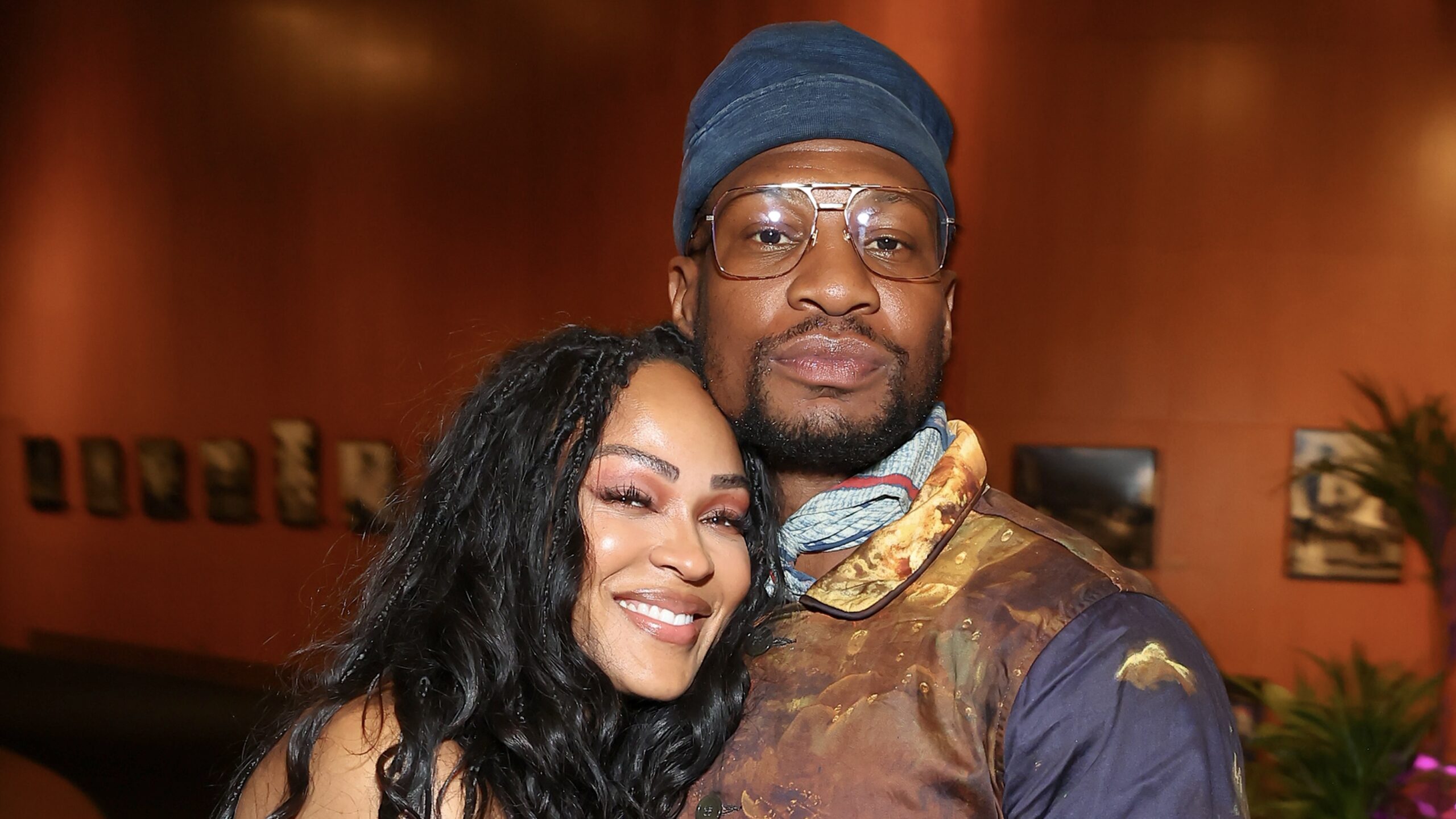 Oop! Footage Of Jonathan Majors Checking Man Who Asked For Meagan Good's Phone Number Is Going Viral (WATCH)
