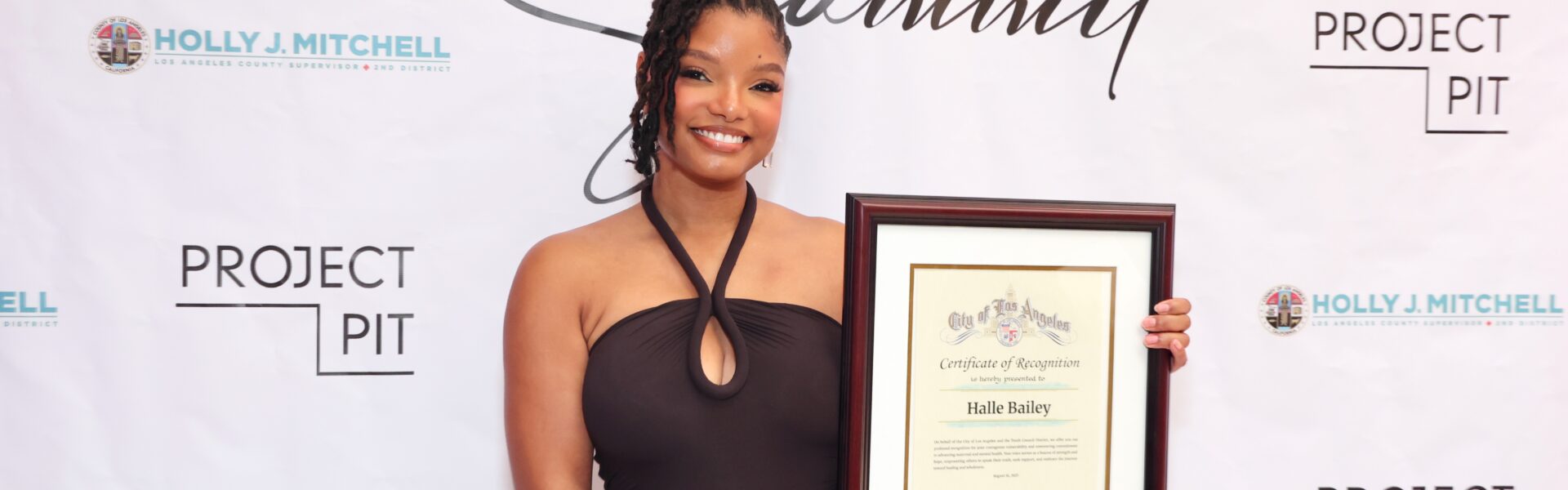 Get Into It! Halle Bailey Receives Her Flowers After Sharing Postpartum & Mental Health Struggles (PHOTOS)