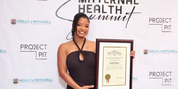 Get Into It! Halle Bailey Receives Her Flowers After Sharing Postpartum & Mental Health Struggles (PHOTOS)