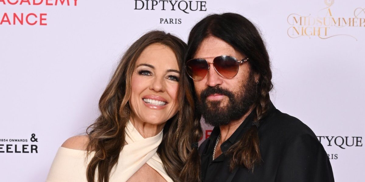 Billy Ray Cyrus and Elizabeth Hurley Pack on PDA for His 64th Birthday