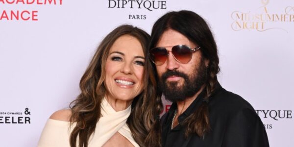 Billy Ray Cyrus and Elizabeth Hurley Pack on PDA for His 64th Birthday