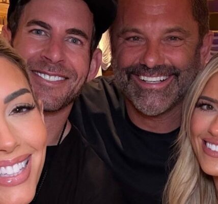 Christina Haack, Boyfriend Pose With Tarek El Moussa at Son's Birthday