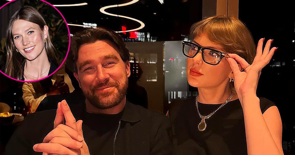 Karlie Kloss Reacts to Taylor Swift and Travis Kelce's Engagement News
